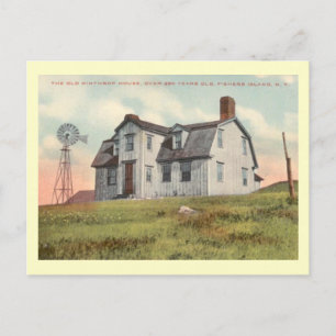 Winthrop House, Fishers Island, New York Vintag Postkarte