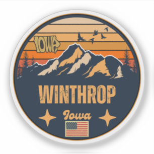 Winthrop, Iowa Aufkleber