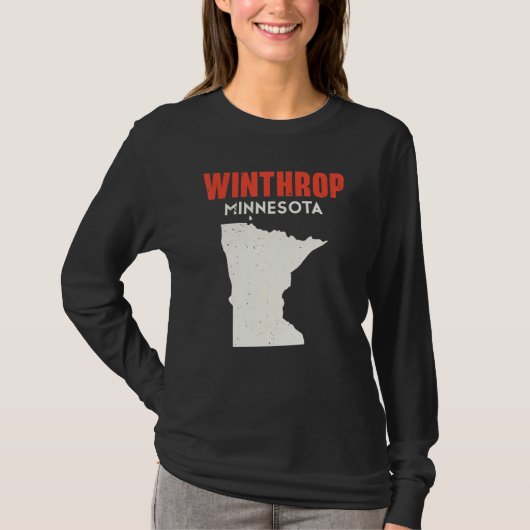 Winthrop Minnesota USA State America Travel Minnes T-Shirt (Vorderseite)