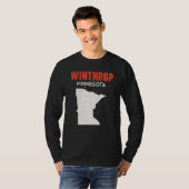 Winthrop Minnesota USA State America Travel Minnes T-Shirt (Vorne ganz)