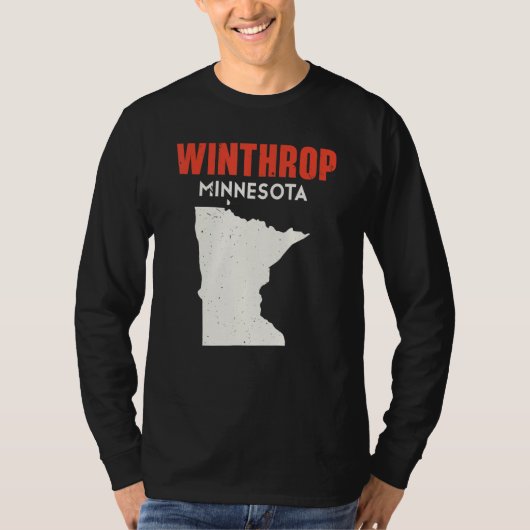 Winthrop Minnesota USA State America Travel Minnes T-Shirt (Vorderseite)