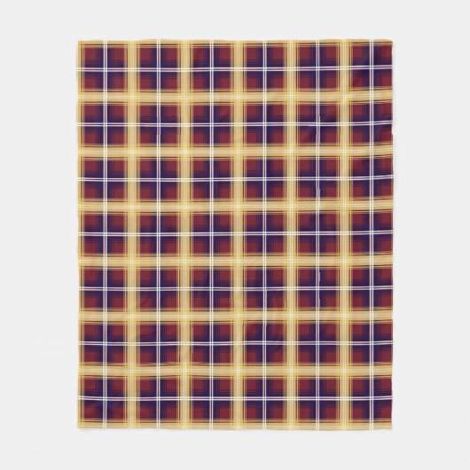 Winthrop-Universität Tartan Fleecedecke (Vorderseite)