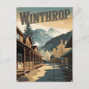 Winthrop Vintage Postkarte