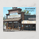 Winthrop, Washington Travel Foto Postkarte (Vorderseite)
