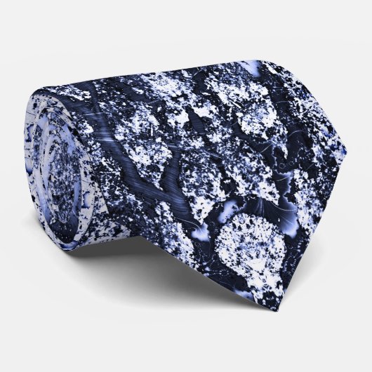 Wintry Abstrakt Krawatte (Gerollt)