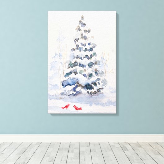 Wintry Afternoon Leinwanddruck (Insitu (Holzboden))