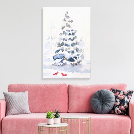 Wintry Afternoon Leinwanddruck (Insitu (Wohnzimmer))