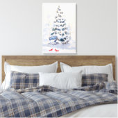 Wintry Afternoon Leinwanddruck (Insitu (Schlafzimmer))