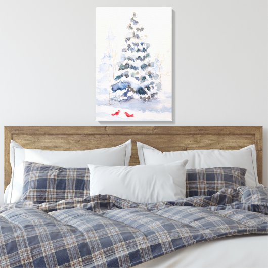 Wintry Afternoon Leinwanddruck (Insitu (Schlafzimmer))