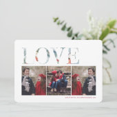 Wintry Christmas Foto Holiday Card Feiertagskarte (Stehend Vorderseite)