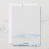 Wintry Days Weihnachtsfotokarte Feiertagskarte (Rückseite)