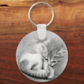 Wintry Kitty Schlüsselanhänger (Vorderseite)