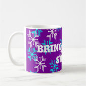 Wintry-Meldung Kaffeetasse (Links)