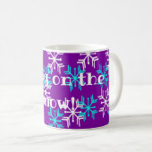 Wintry Message Coffee Tasse (VorderseiteRechts)