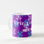 Wintry Message Coffee Tasse (Vorderseite Links)