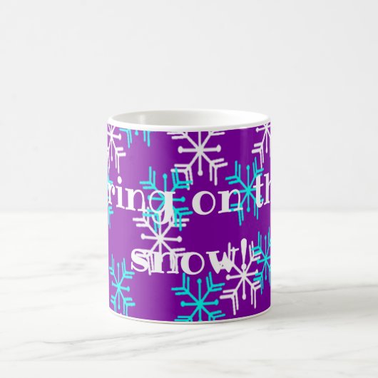 Wintry Message Coffee Tasse (Mittel)