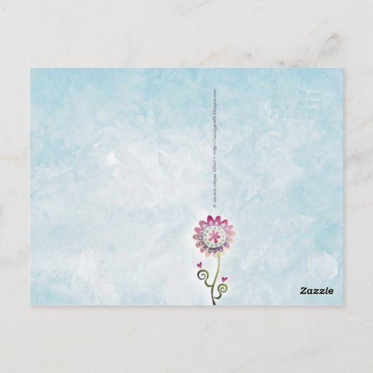 Wintry Prince Postcard Postkarte (Rückseite)