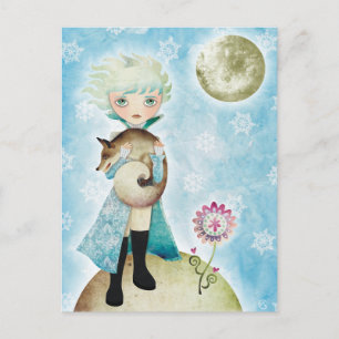 Wintry Prince Postcard Postkarte