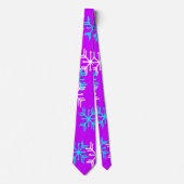 Wintry Snowflakes Krawatte (Vorderseite)