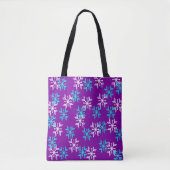 Wintry Snowflakes Tasche (Vorderseite)