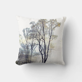Wintry Throw Pillow Kissen