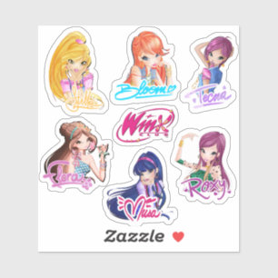 Winx Club Girls Stickers Aufkleber