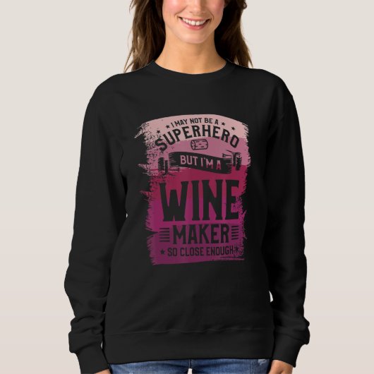 Winzer nur weil Vollzeit-Multitasking-Ninja Sweatshirt (Vorderseite)