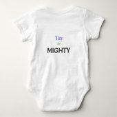 winzig aber mächtig baby strampler (Rückseite)