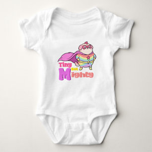 Winzig aber mächtig süßer Superhelden-Welpe Baby Strampler
