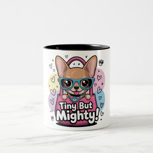 Winzig aber Mächtig Zweifarbige Tasse (Mittel)