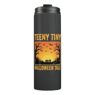 Winzig kleine Halloween-Geschichte verwunschenes W Thermosbecher