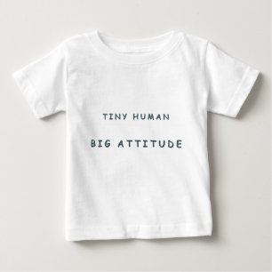 Winzig Kleiner Mensch Große Einstellung Baby Fein T-shirt