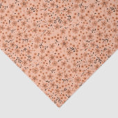 Winzig süß rosa rot braun creme Muster Seidenpapier (Ausschnitt)