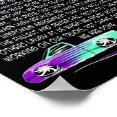 winzigartiger Kleinlastwagen Poster (Ecke)