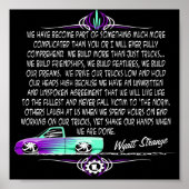 winzigartiger Kleinlastwagen Poster (Vorne)