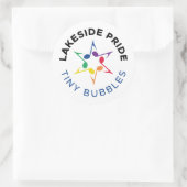 Winzige Blasen Kreis Aufkleber (Tasche)
