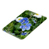 winzige blaue Blumen Magnet (Linke Seite)