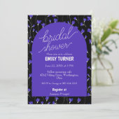 winzige Blume Brautparty Einladung (Stehend Vorderseite)