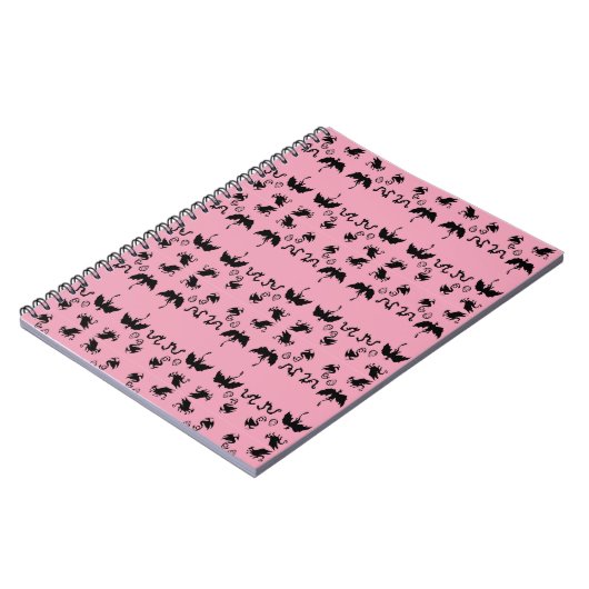 winzige Drachen rosa Notizblock (Linke Seite)