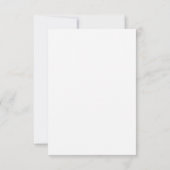 Winzige florale Hochzeit Save The Date (Rückseite)