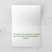 winzige Geburtstagskarte Karte (Innenseite)