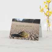 winzige Geburtstagskarte Karte (Gelbe Blume)