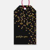 winzige Goldschmiedeherzen Geschenkanhänger (Vorderseite)