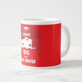 Winzige Häuser leben - winzige Zuhause Jumbo-Tasse (Vorderseite Rechts)