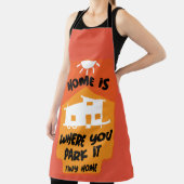 Winzige Häuser leben - winzige Zuhause Schürze (InSitu)