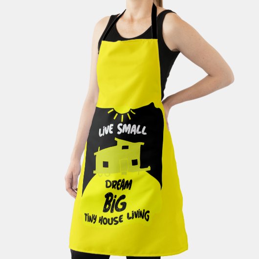 Winzige Häuser leben - winzige Zuhause Schürze (InSitu)