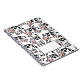 Winzige Kuh-Zeitschrift des Gekritzel-5 Notizblock (Rechte Seite)