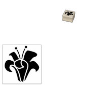 Winzige Little Lily Blume Blossom Blumenfrühling Gummistempel (Stempel)