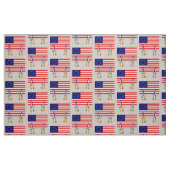 Winzige Männer und Betsy- Rossflagge Stoff (Fat Quarter (45,7 x 55,9 cm))