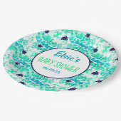 Winzige Meeresschildkröten , neutrale geschlechtss Pappteller (Schrägansicht)